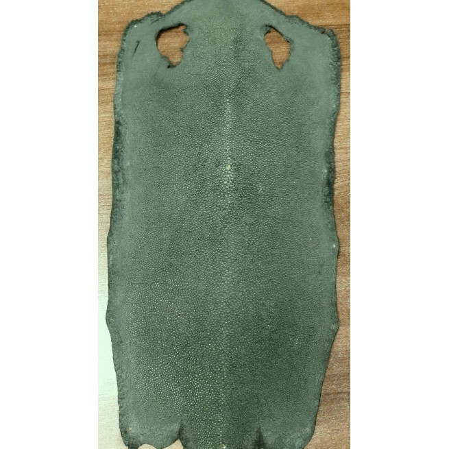 Скат зеленый темный не шлифованный  35+ см фото